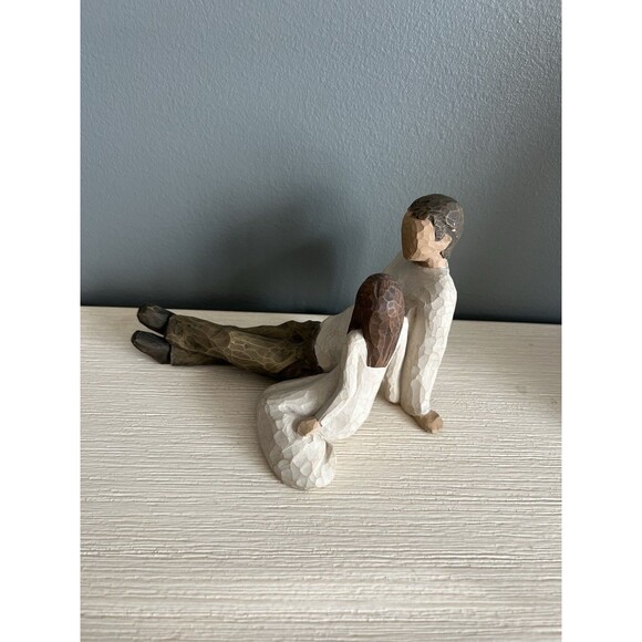 Willow Tree FATHER AND DAUGHTER Figurine Susan Lordi Demdaco 2000 Painted - Picture 2 of 6